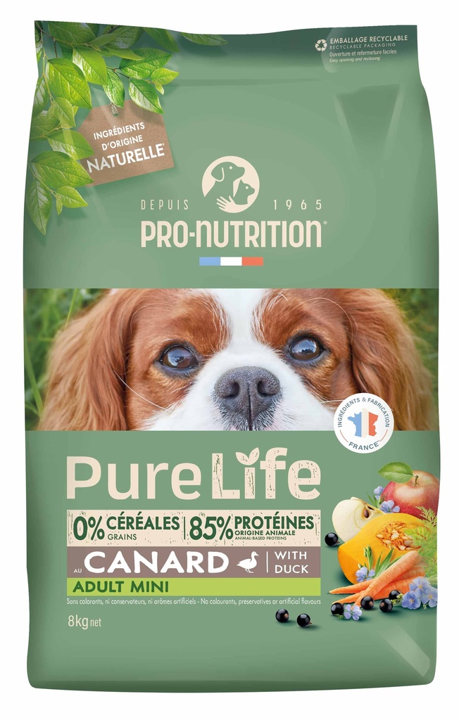 PURE LIFE MINI ADULT 8KG C/1