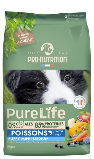 [PL01] PURE LIFE PUPPY 2KG C/4