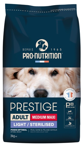 [PO12] PRESTIGE CHIEN LIGHT MEDIUM 3KG