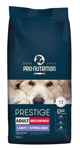 [PO13] PRESTIGE CHIEN LIGHT MEDIUM 15KG